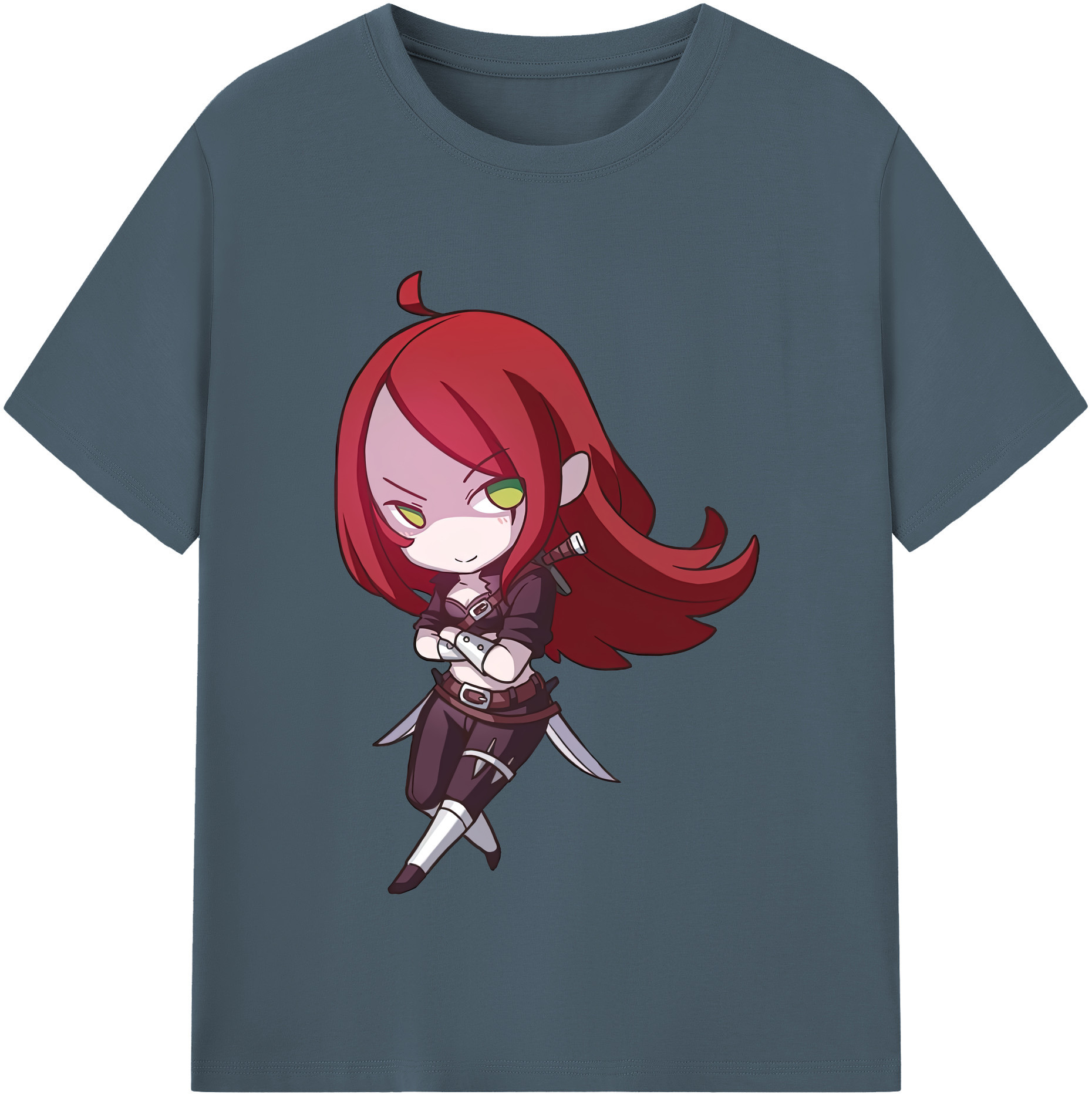 リーグ・オブ・レジェンド League of Legends LOL 綿100％半袖Tシャツ（フロントプリント）